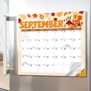 Magnetic Calendar 2026-2027, 18 Monthly Calendar From Jan 2026 To Jun 2027, with Corner Guard, Julian Dates, Holiday, 13" X 11.5", Refrigerator Calendars for Organizing & Scheduling Your Life