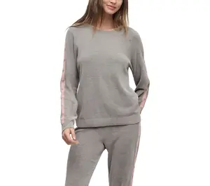 Barefoot Dreams CCUL Heart Stripe Pullover