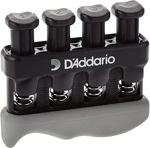'Addario Accessories Hand Exerciser–Improve Dexterity and Strength in Fingers, Hands, Forearms- Adjust Tension Per Finger– Simulated Strings