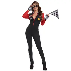 S-XXL sexy baby cheerleading uniform cheerleading uniform COS uniform jumpsuit women's racing uniform motorcycle uniform