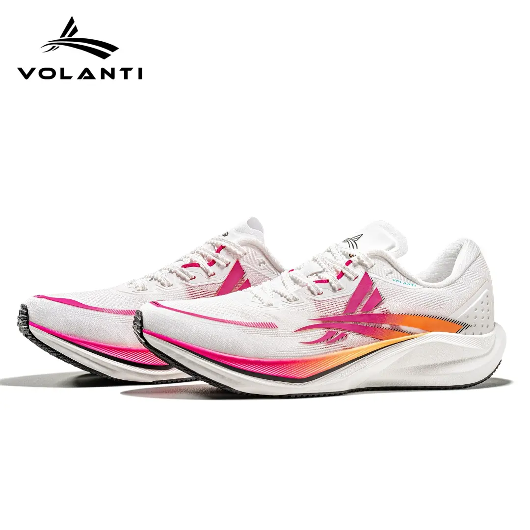 Volanti H2 Men's Running Shoes - Mesh Breathable, Comfortable Lightweight, Bouncy Air Cushioned Sports Trainers with Shock Absorption, Anti-Skid Flexible Snug Fit for Athletic Performance, Jogging, Mesh Breathable Men's Running Shoes, Anti-Skid Men's Runn
