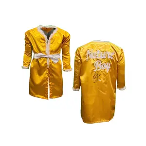 Ric Flair Signed Custom Yellow WWE Wrestling Robe JSA