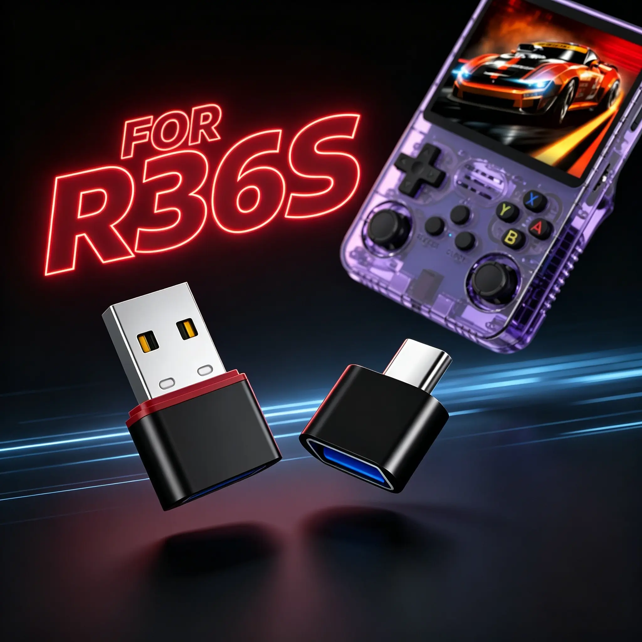 Rtl8188ftv High-Speed WiFi Adapter for R36s/r36h/r40xx Handheld Game Consoles, OTG Suite, Wi-Fi Module, Portable Gaming Accessories