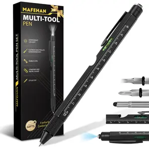 10 in 1 Multi-Tool Pen Set, Fathers Day Dad Gifts from Daughter Son Wife Gifts for Dad Men Him, Cool Gadgets For Men, Christmas Gifts Stocking Stuffers for Men