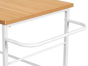 DWVO Kitchen Storage Cart with Power Outlets & Storage Shelves, Kitchen Trolley with Doors