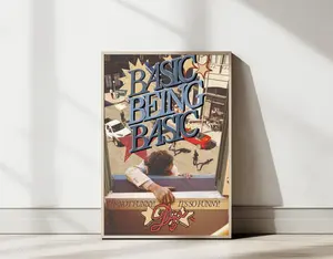 Djo Basic Being Basic Rolled Bible Verse Wall Art Poster Unframed HD Print Home Office Decor Unique Trendy Gift, Perfect Gift