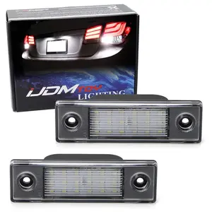 iJDMTOY 3W Full LED License Plate Light Kit For 2011-15 Chevy Cruze & 2016-up Chevrolet Spark, Powered by 18-SMD Xenon White LED