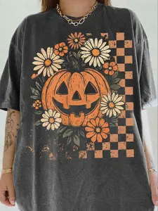 Women's Summer Casual Floral Printed Knit T-Shirt, Fitted Design, Moderate Fabric Thickness, Perfect for Daily Wear & Outdoor Activities