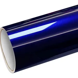 Metal Paint Blueberry Vinyl Car Wrap - Glossy Finish for Car Styling & Protection