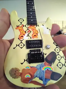 JERRY CANTRELL Vintage Blue Dress G&L Rampage1:4 Scale Replica Guitar~Axe Heaven