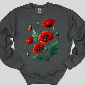 Poppies Sweatshirt