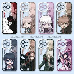 Hot Game DR Danganronpa Phone Cases For iPhone 17 Promax Air 16 15 14 Pro Max Plus 13 12  Transparent Soft TPU Shockproof Protective Cover Perfect Christmas Halloween Birthday Gift