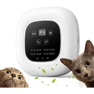 Air Purifier Ozone & Negative  99% Odor Eliminator for Pet, Litter Deodorizer, Poop Odor Removal | Plug-In Air Ionizer Ozone Generator Air Purifier for , Pets, ,Bedroom-White