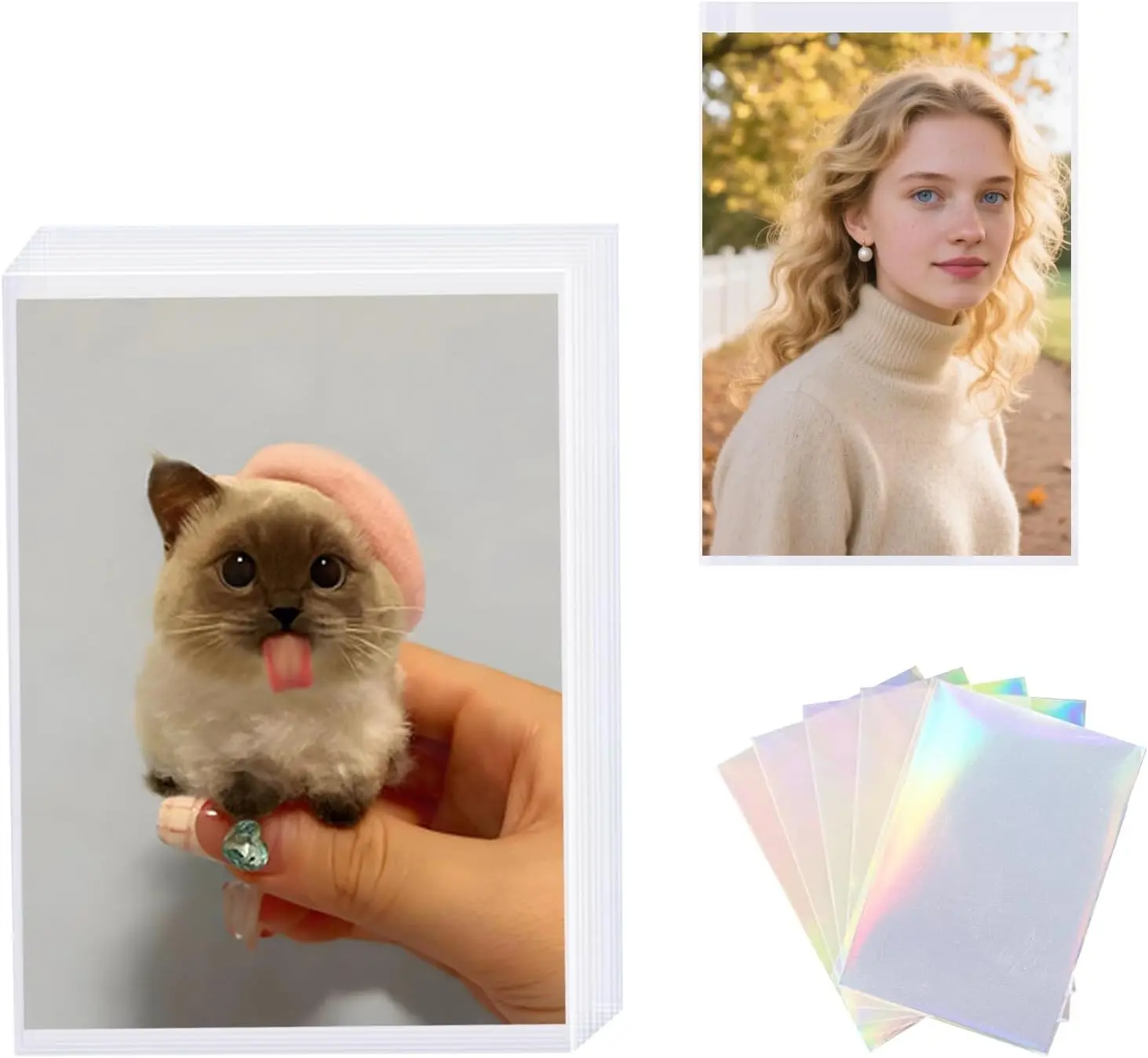 100 Pcs Kpop Photocard Sleeves (57X88Mm),Clear Polypropylene Card Protector  for Albums Photocards, PVC Free and Acid Free, Idol Photo Cards Protector  Trading Cards Shield Cover Roolaudk - TikTok Shop