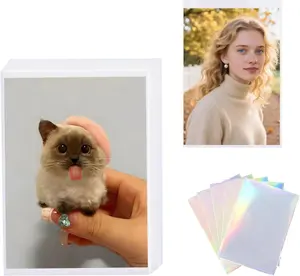 100 Pcs Kpop Photocard Sleeves (57X88Mm),Clear Polypropylene Card Protector for Albums Photocards, PVC Free and Acid Free, Idol Photo Cards Protector Trading Cards Shield Cover Roolaudk