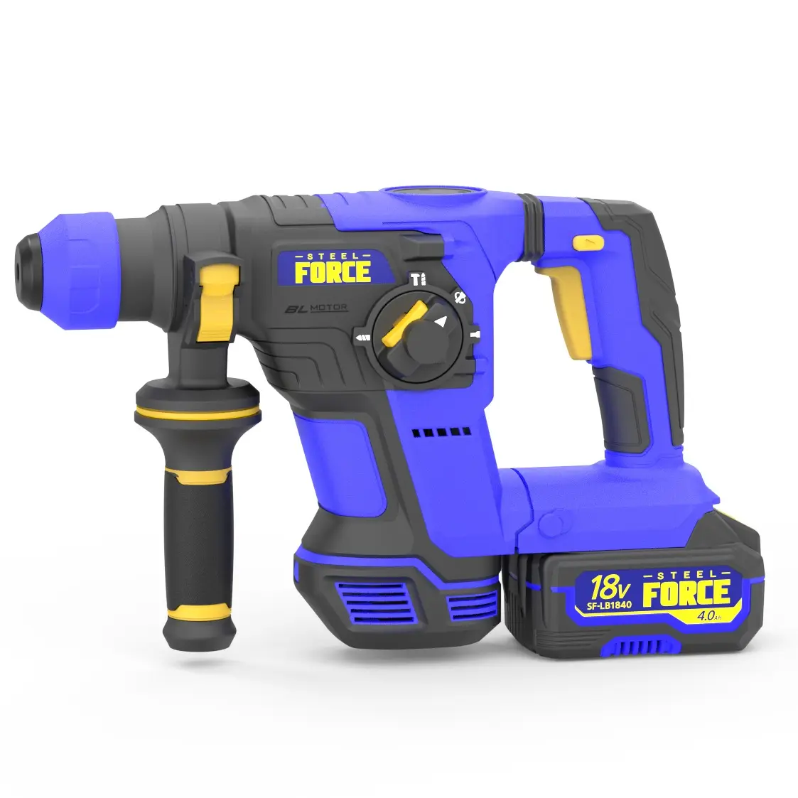 Steel Force DBRH2601 18V Brushless Cordless Rotary Hammer, Impact Rate 4500 IPM (Bare Tool Only)