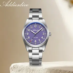 ADDIESDIVE Women’s Luxury Dress Watch, 36mm Sapphire Crystal, 100m Water Resistance, Luminous Stainless Steel, Elegant and Stylish Timepiece