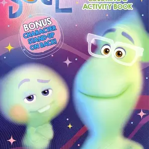 Disney Pixar Soul Coloring & Activity Book with Bonus Character Stand-Up Pose for Fun and Engagement
