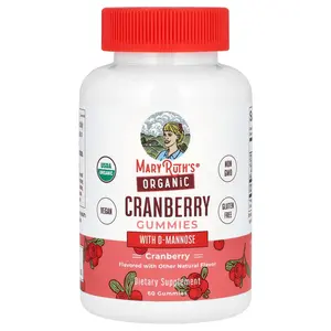 MaryRuth's Organic Cranberry Gummies with D-Mannose, 60 Gummies