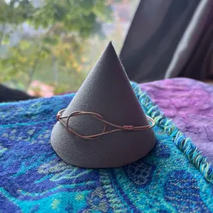 Lovers knot guitar string bracelet️️- Small