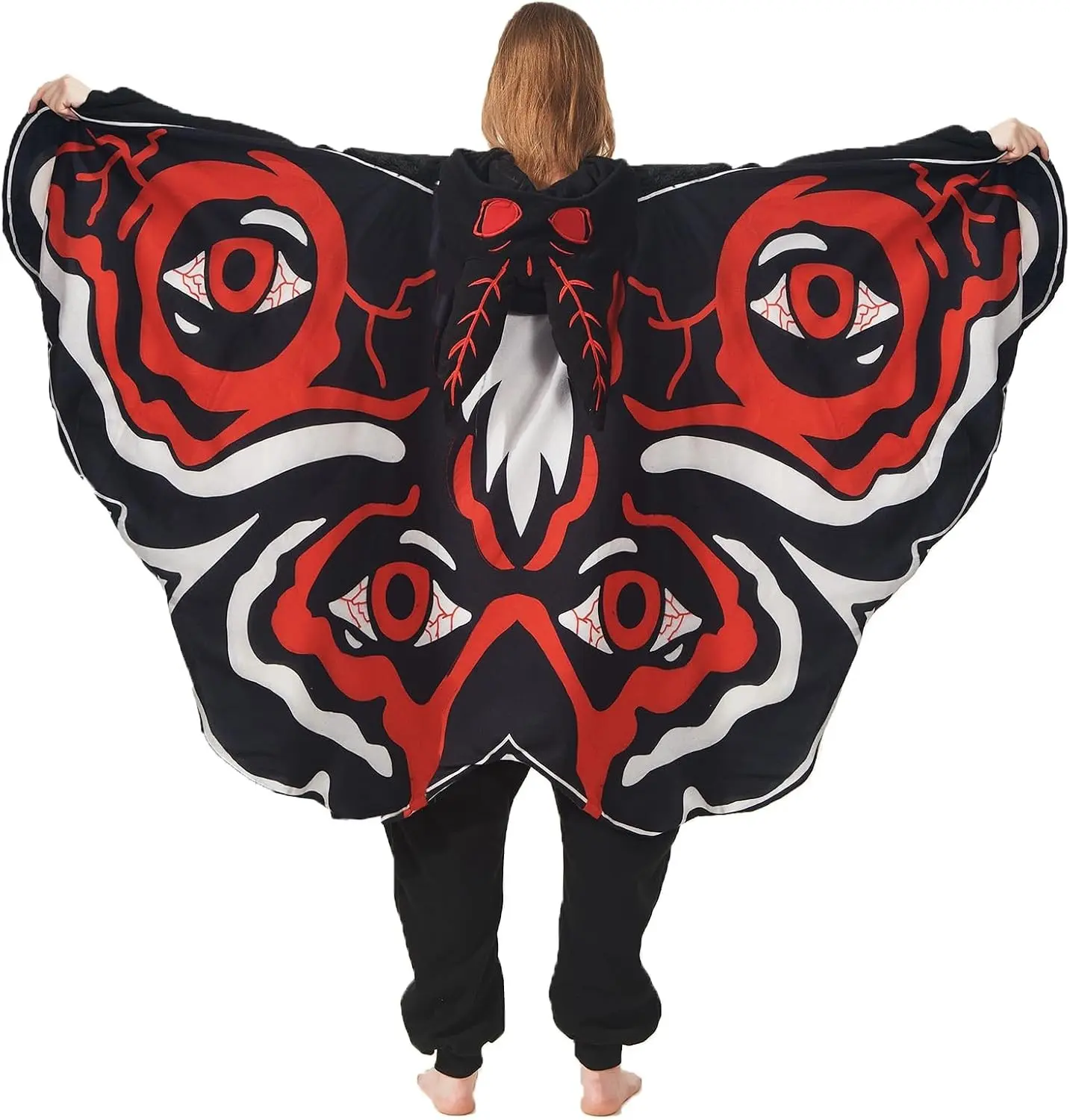 Mothman Costume Mothman Onesie Pajamas Halloween Cosplay Unisex Party Costume