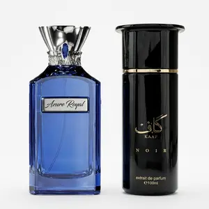 Ahmed Al Maghribi Azure Royal +Ahmed Al Maghribi Kaaf Noir 3.4 Oz