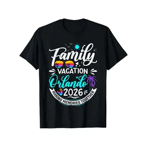 2026 Orlando Beach Family Trip T-Shirt | Summer Casual Short Sleeve Crew Neck Tee | Vacation Gift for Family