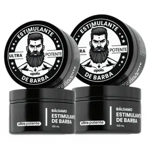 UpgradedApolo Cosmetics Ultra Potent Minoxidil Beard Growth Cream for Thicker Fuller Beard Care in Men's Grooming Routine