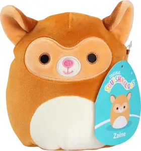 Squishmallows Original 5-Inch Zaine The Tarsier - Official Jazwares Plush - Collectible Soft & Squishy Mini Stuffed Animal Toy - Add to Your Squad - Easter Basket Gift for Kids, Girls & Boys