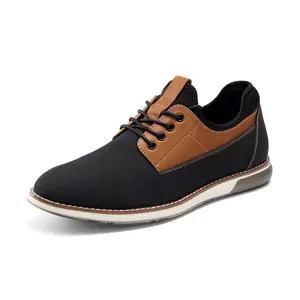 Bruno Marc Men's Casual Dress Sneaker Shoes, Business Formal Derby Plain Toe Oxfords Crossflex GentEdge