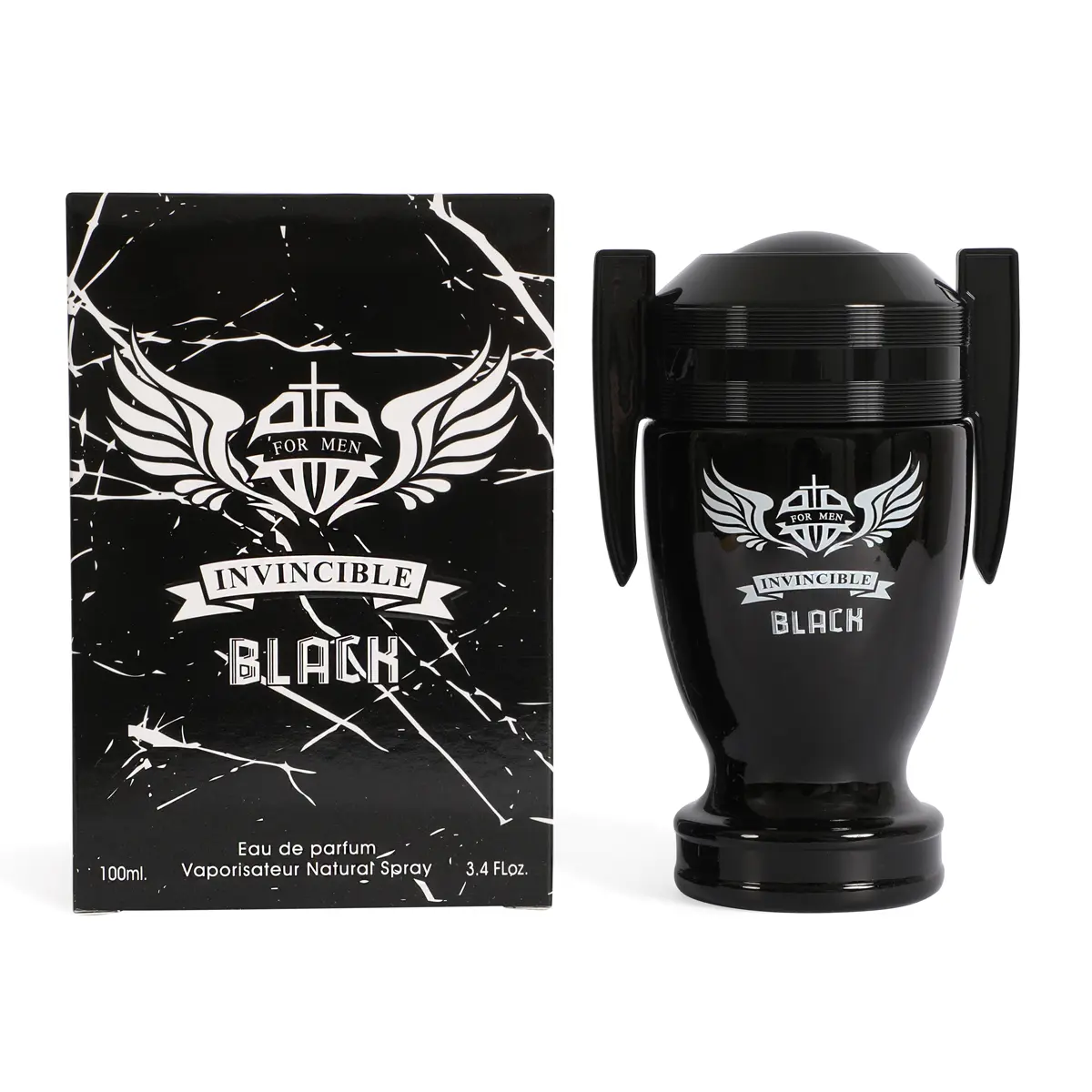 Invincible Black Spray Cologne for Men 100ml - Bold Fragrance - TikTok Shop