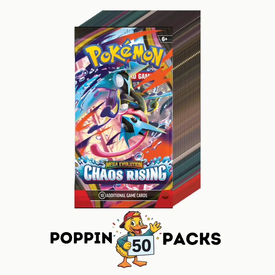 Pokemon Chaos Rising 50 Pack Bundle