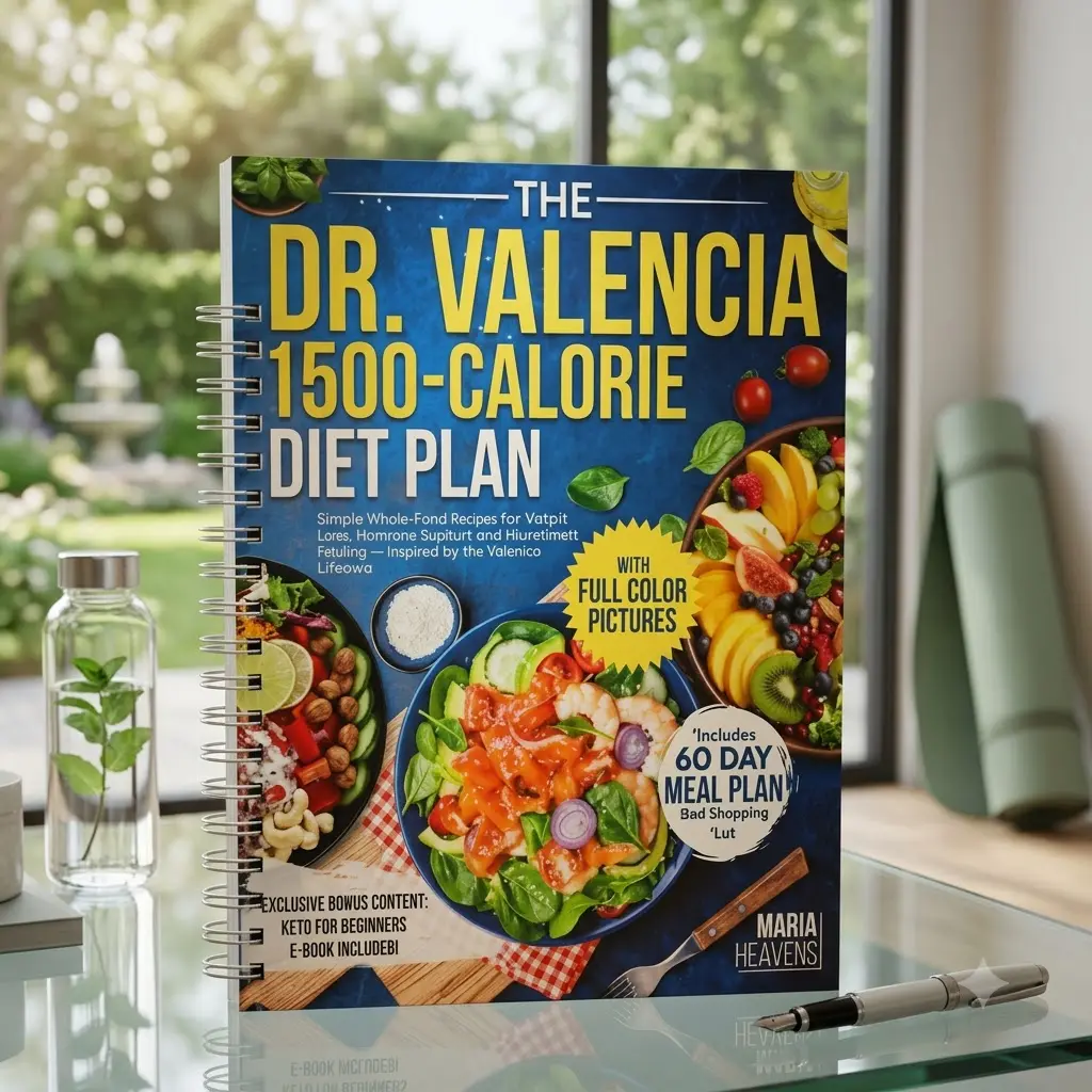 The Dr. Valencia Lifestyle Meal Planner | Low-Carb 1,500-Calorie Diet Cookbook – Easy Whole-Food Recipes, Simple Meal Plans, Healthy Cooking Ideas, Meal Prep Tips & Intermittent Fasting Lifestyle Guide