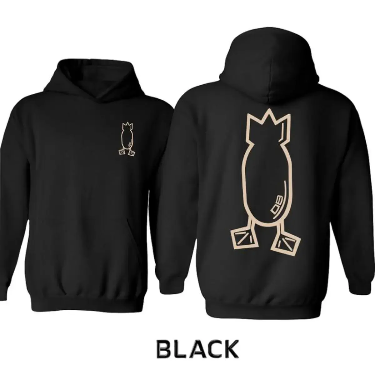 Women's Pullover Hoodie, Casual Outdoor Hunting-Themed Graphical Print Long-Sleeve Sweatshirt, Machine Washable, Outdoor Look