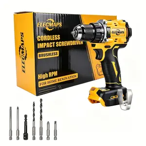 Cordless Brushless Drill With An Ergonomic Handle, Perfect For DIY Projects, Home Drilling