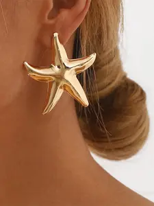 Starfish Design Dangle Earrings, Fashionable Jewelry for Women & Girls, Trendy All-match & Exquisite Jewelry for Birthday Gift, High Quality Earrings