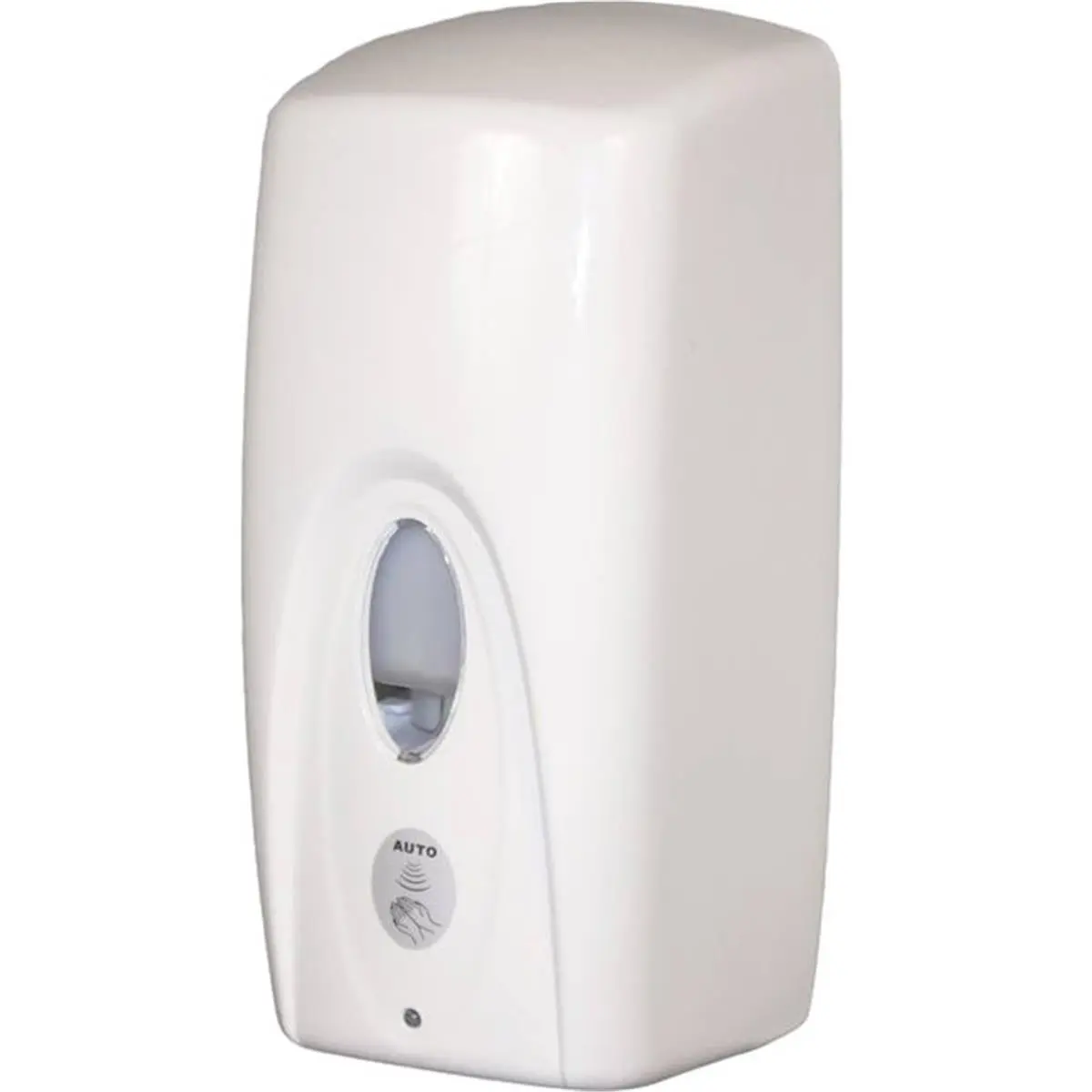 212 MAIN Automatic Hands-Free Foaming Soap Spray Dispenser Set - White, Key Lock, Battery-Powered (6 AA Batteries), Home Bathroom Use