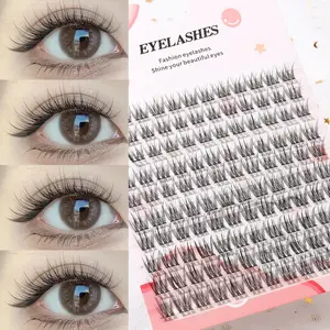120 Cluster Eyelashes 10 Rows 8-16mm, Ultra-Thin Natural to Dramatic Style, Reusable Cluster Extensions for Beginners, DIY Eyelash Extensions, Eyelash Clusters