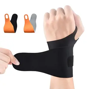 2 Pack Adjustable Wrist Br for Carpal Tunnel, Tendonitis & Arthritis Pain Relief, Elastic Wrist Wraps for Sports, Work & Night Support, Compression for Left/Right Hands, Ideal for Tennis, Golf