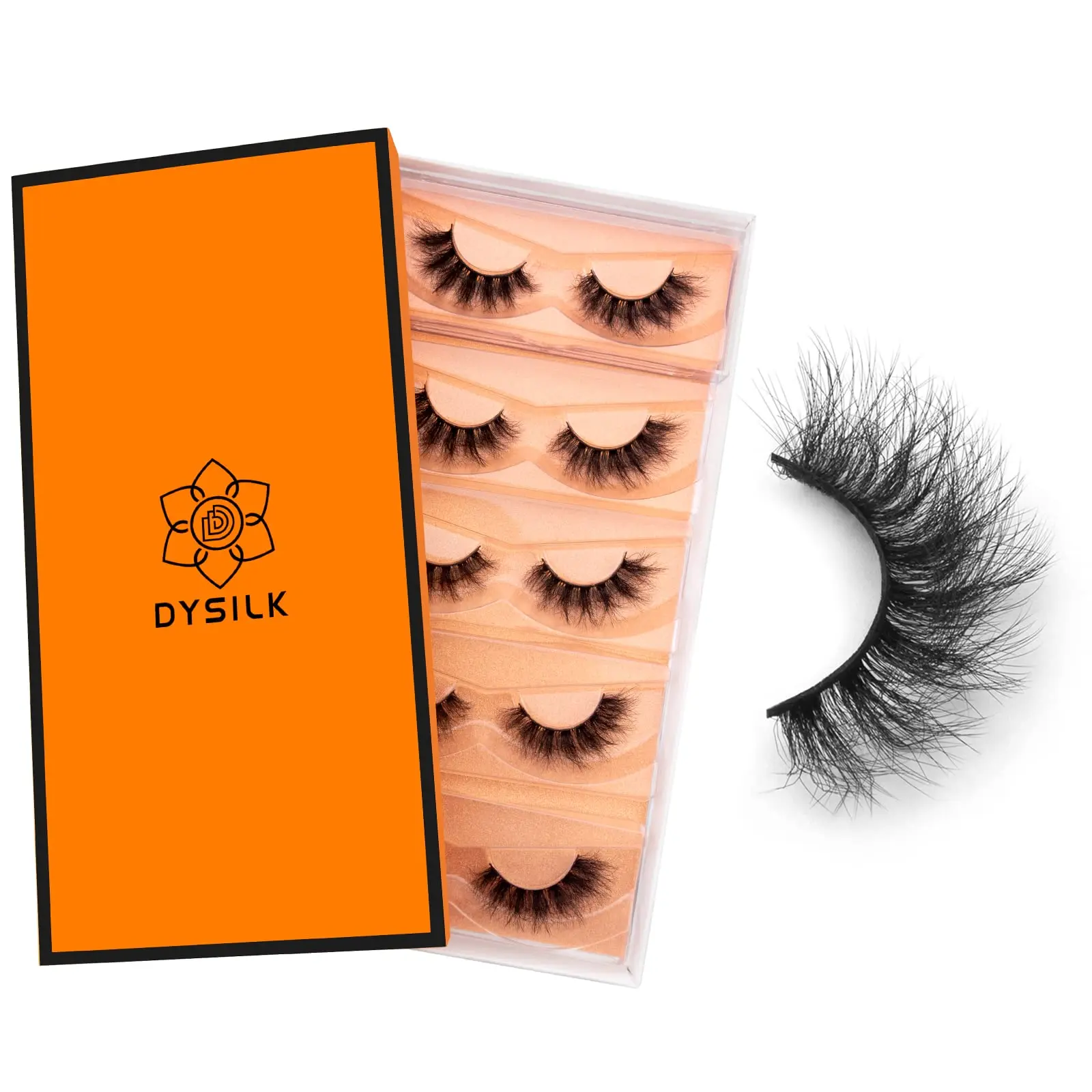 Eyelashes Mink Lashes Fluffy - Fluffy Lashes 5 Pairs 6D Faux Mink Eyelash False Eyelashes Natural Look Lashes That Look Like Extensions Wispy Eyelashes Strip Lashes Eye Lashes | Fluffy-16mm