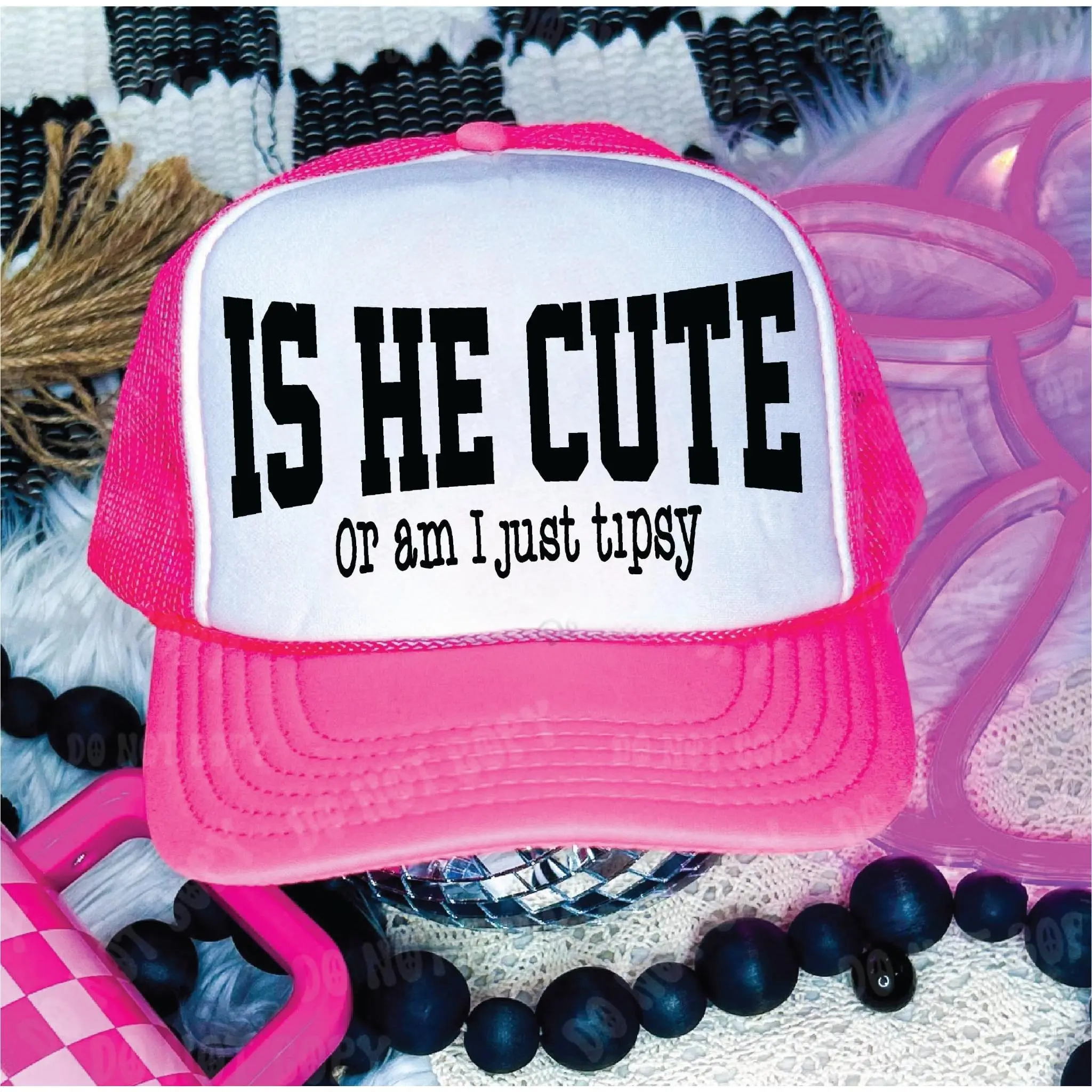 Is He Cute Trucker Hat