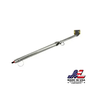 Re-Calibratable Tire Pressure Service Gauge, Large Bore Dual Chuck, 80-1100 kPa/0.8-11 Bar