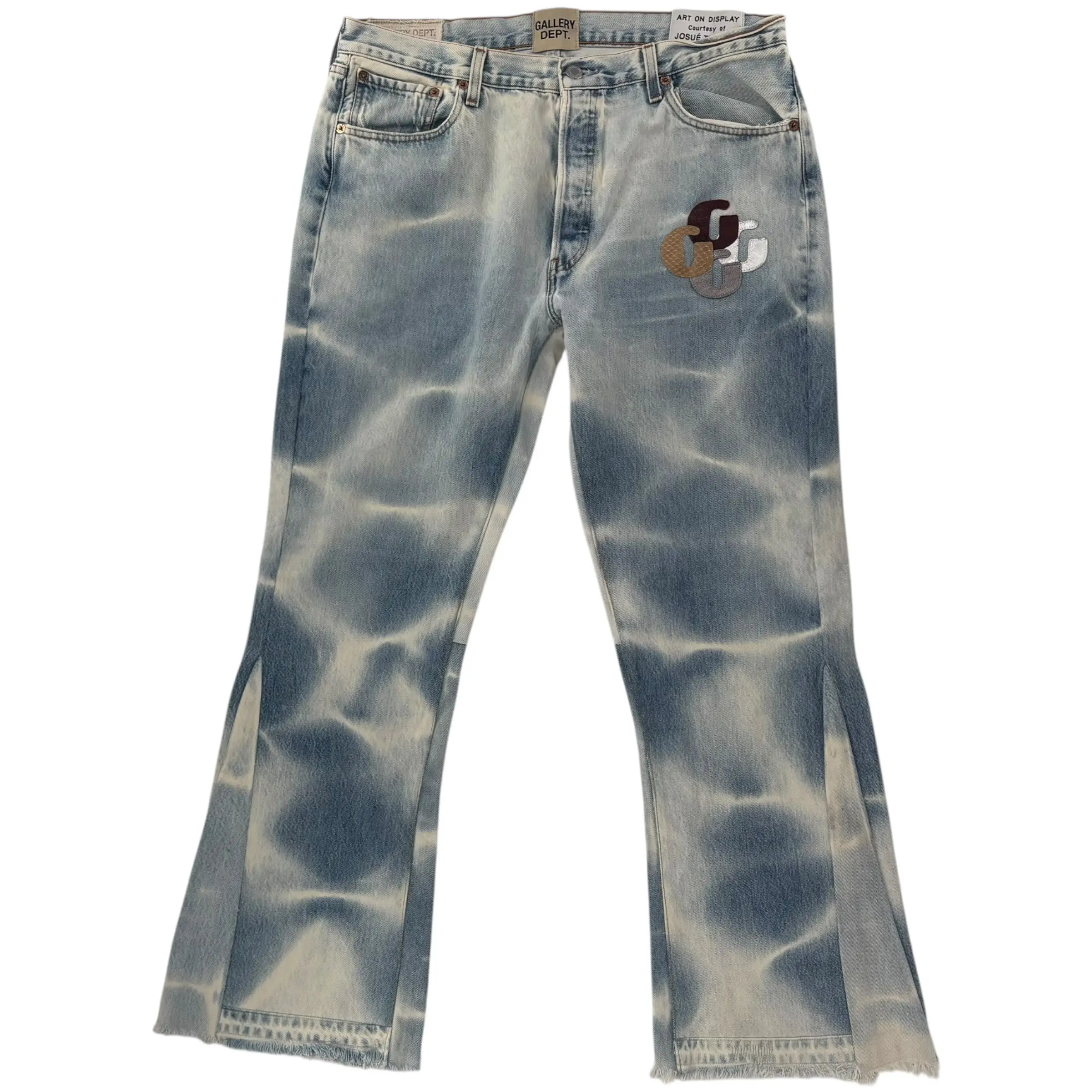 991466 Gallery Dept. Sun Faded LA Flare Denim Blue
