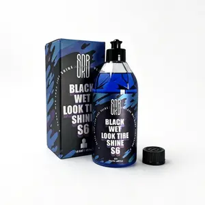 Surainbow SRB S6 Black Wet Look Tire Shine - Long-Lasting High Gloss, UV & Water Resistant