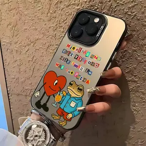 Fashion Hot Bad Bunnys Phone Case Suitable for iPhone 17 16e 16 15 14 13 12 11 Mini Pro Max Air X XR XSMAX 8 7 Plus Anti Fall Matte Back Cover Accessories