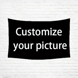 Custom Faux Burlap Flag - Multiple Sizes for Garden & Patio Decor Personalized Text Material Durable & Colorfast Tapestry Wall Mural Wall Tapestries