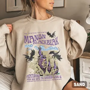 Manon Blackbeak Shirt, Throne Of Glass Comfort Colors Shirt, ACOTAR Crescent City Rhysand, SJM Merch, Bookish Gift
