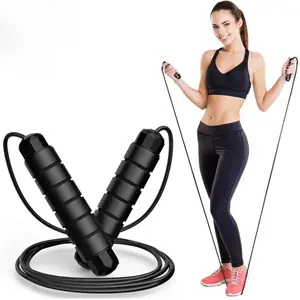 Professional Jump Rope, 1 Count Speed Crossfit Workout Training Rope, Home Gym Fitness Equipment for Men Women Kids