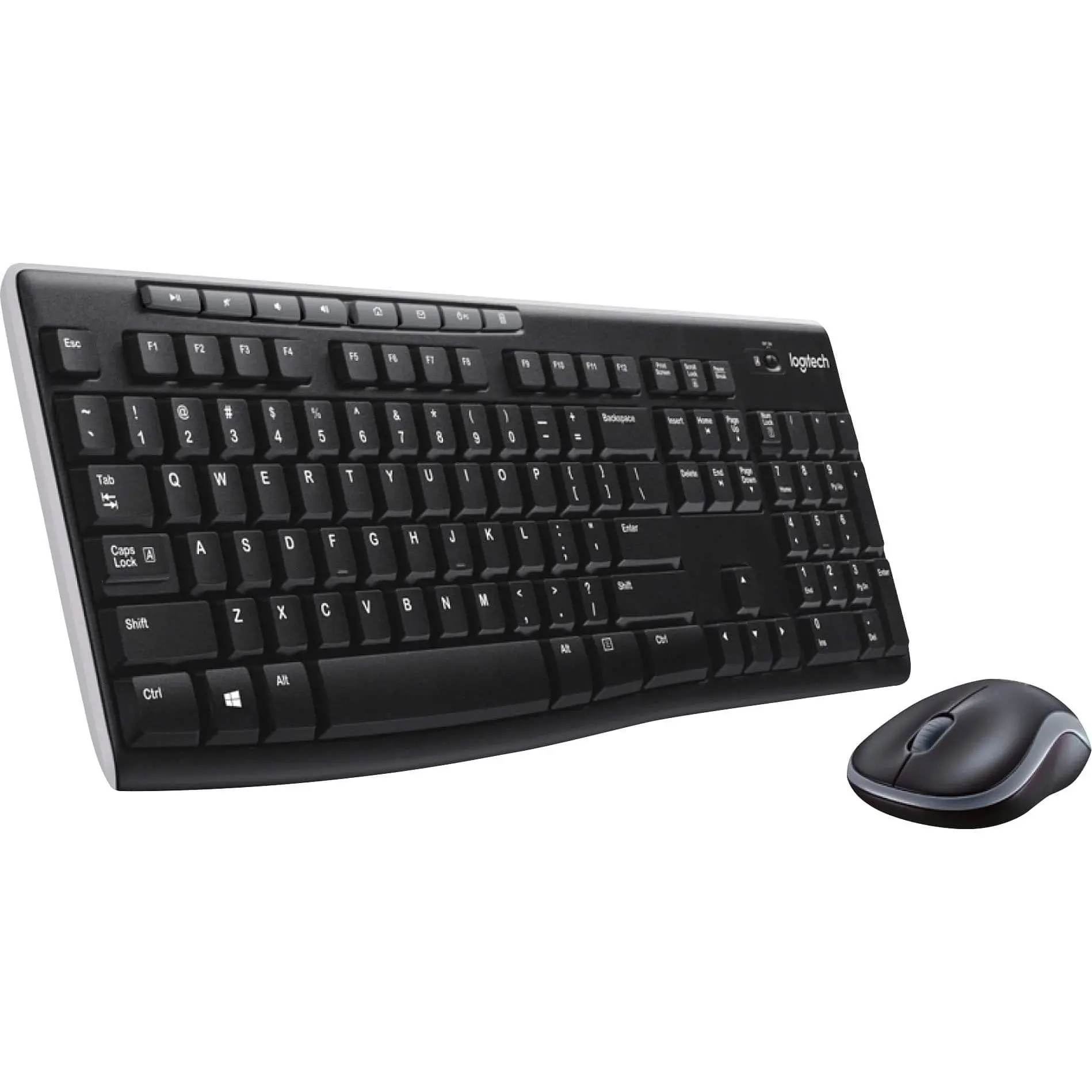 MK270 Full-size Wireless Membrane Keyboard and Mouse Bundle for PC MK270 Full-size Wireless Membrane Keyboard and Mouse Bundle for PC