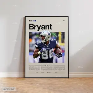 Dez Bryant Poster, Bryant Dallas Cowboys Print, Framed Cowboys Art, Bryant Dallas Wall Decor, NFL Print Fan Gift Idea, Bryant Print Art !
